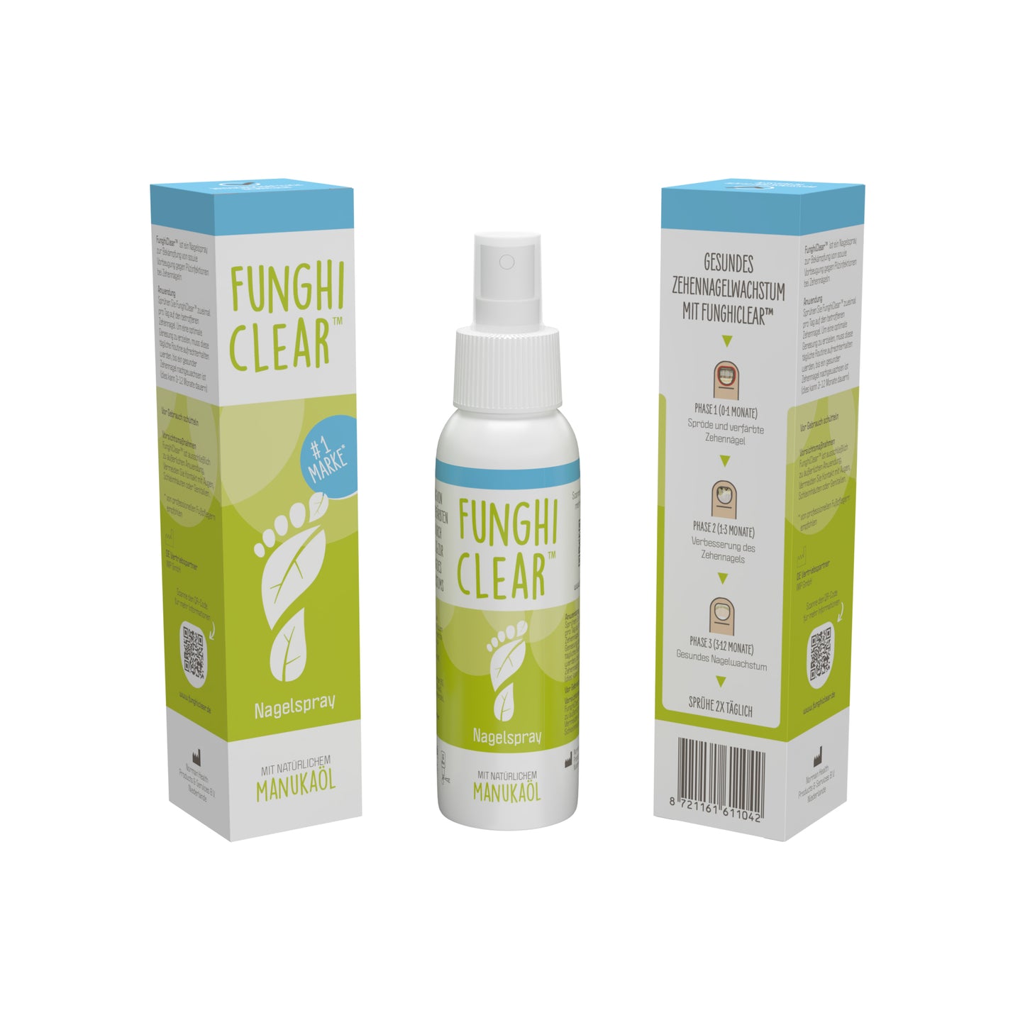 FunghiClear® Spray für Nägel & Füße (89 ml)