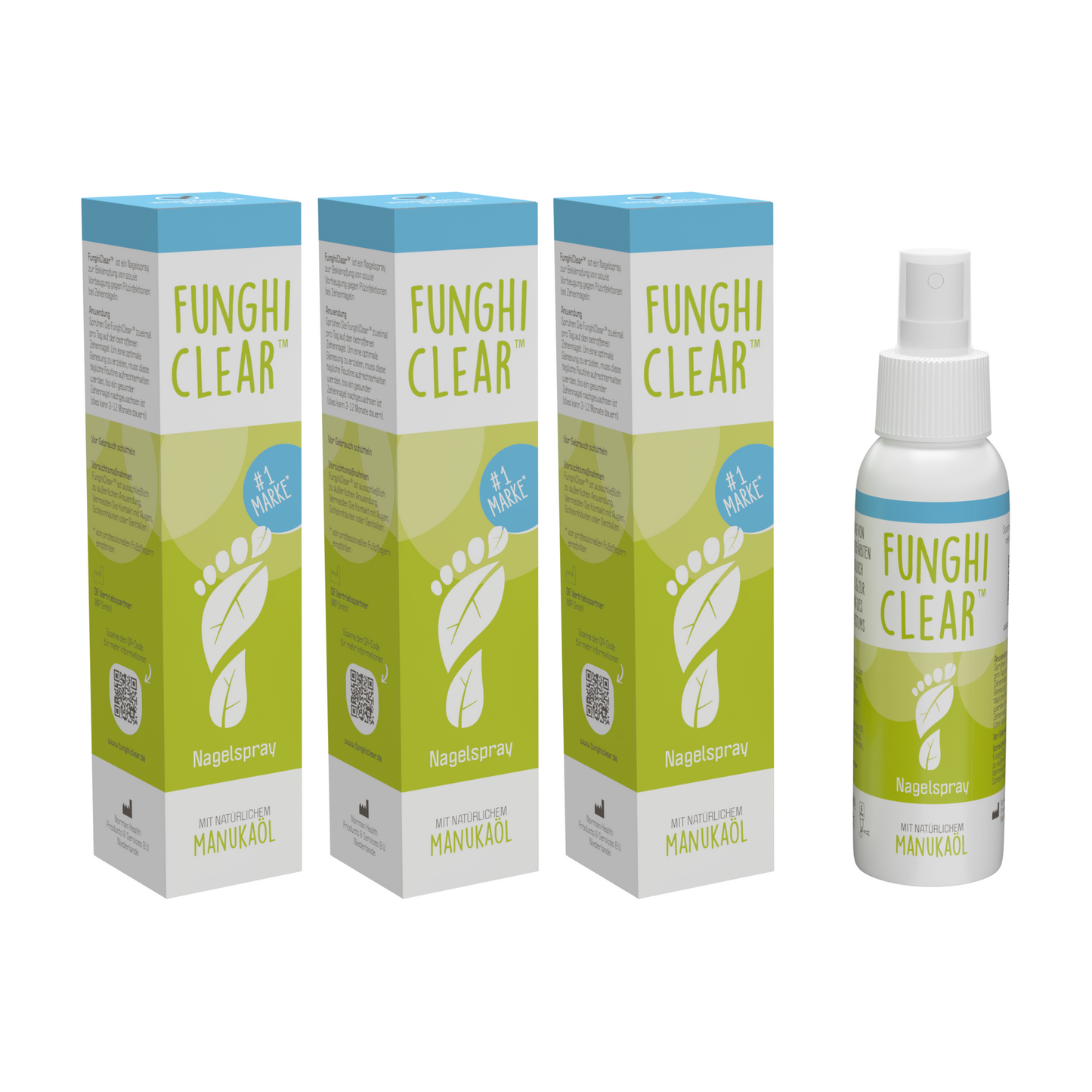 FunghiClear® Sparset – 3+1 GRATIS (4 x 89ml)
